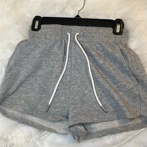 H&M Shorts Size XS Grey Never Worn New Condition Pockets Cozy Lounge Wear